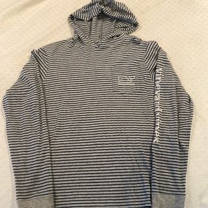 Vineyard Vines Boys Long Sleeve Hooded Tee size XL (18)